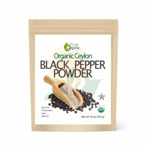 True Organic Black Pepper Powder