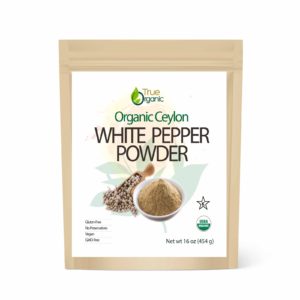 True Organic White Pepper Powder